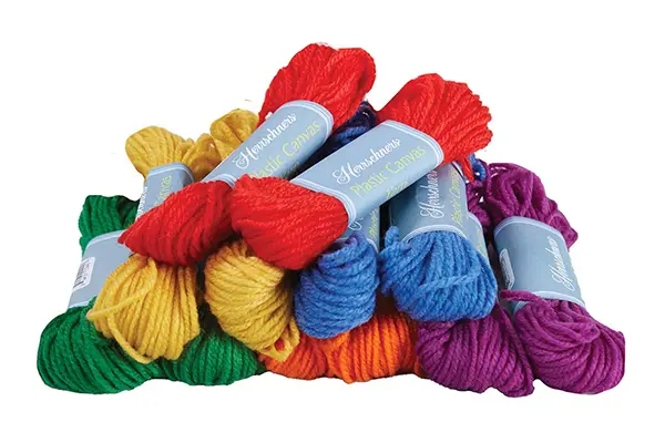 What is plastic yarn called?