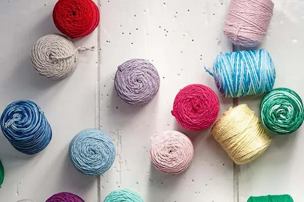 What is organic yarn made of?